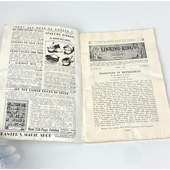 Vtg 1940s Lot of 4 The Linking Ring Magazines Lt. Lee Allen Estes Guy Stanley DT - Picture 3 of 8